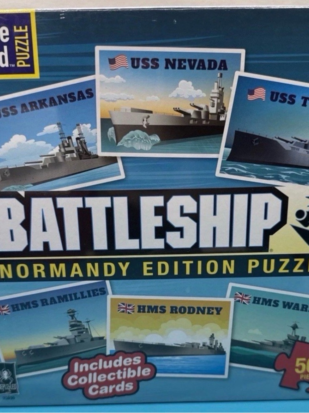 Battleship Normandy Edition Puzzle - Blue Box